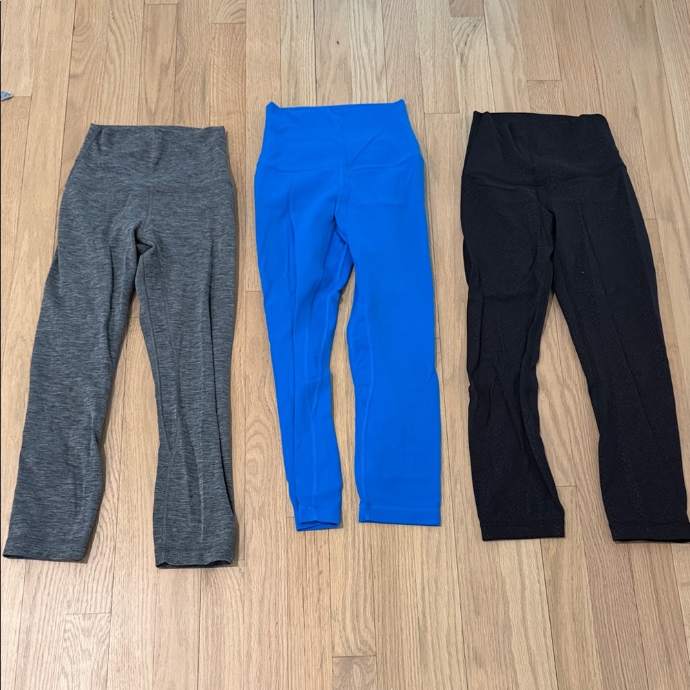 Lululemon Align High Rise Crop Women’s  Size 0 (bundle of 3)